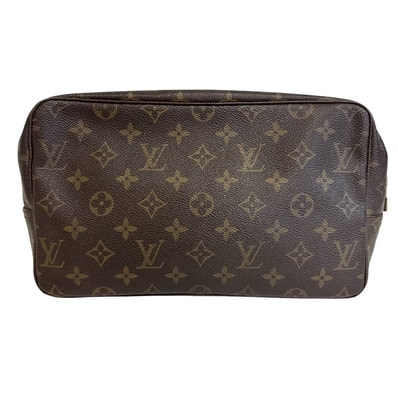 ルイヴィトン LOUIS VUITTON セカンドバッグ モノグラム トゥルース・トワレット28 ポーチ クラッチ M47522 ブラウン