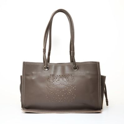 ロエベ LOEWE アナグラム レザー トートバッグ【中古】