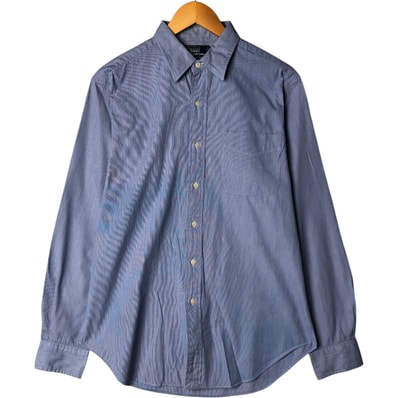 古着 ラルフローレン Ralph Lauren POLO by Ralph Lauren REGENT 長袖 コットンストライプシャツ メンズM相当/eaa578040