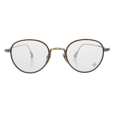 Chrome Hearts BONE PRONE IV 49 CH Plus Boston "Classic Brown/Antique Gold"