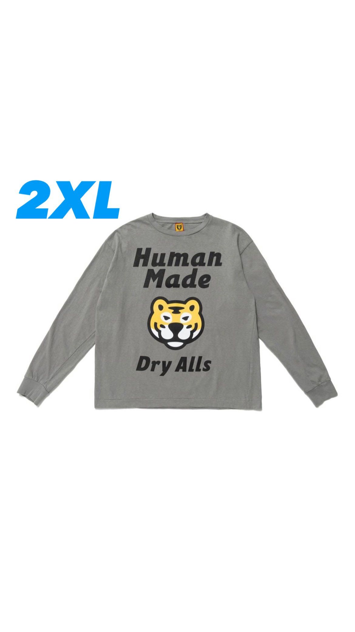 HUMAN MADE L/S T-SHIRT "Grey"