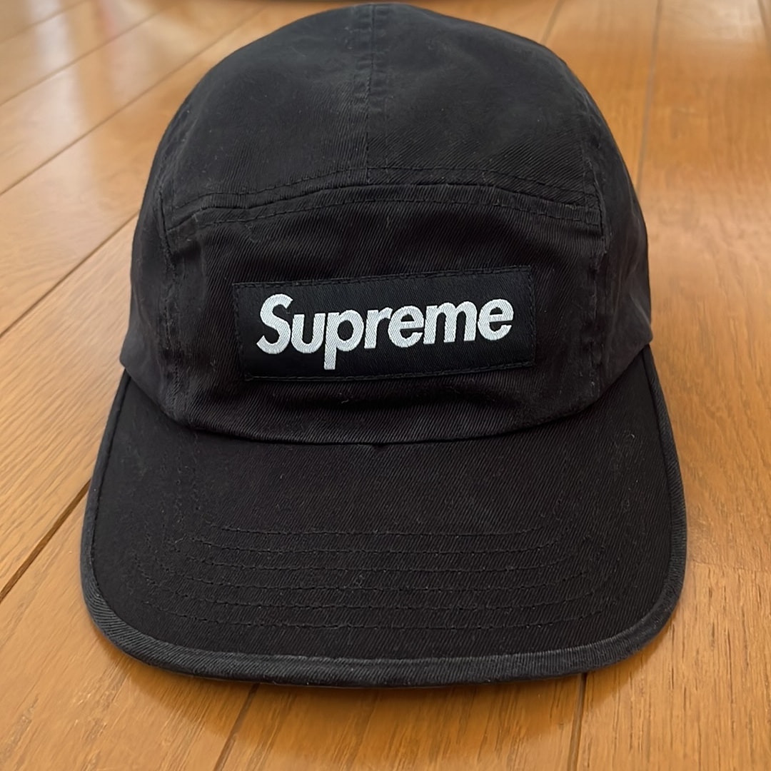 Supreme Washed Chino Twill Camp Cap "Black" (26FW)