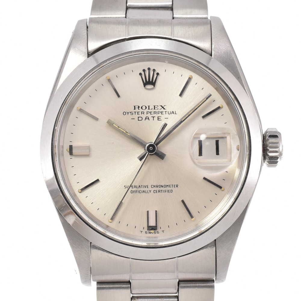 ロレックス ROLEX 1500 ヴィンテージ オイスターパーペチュアル デイト Cal.1570 自動巻き メンズ 良品 Y#146399
