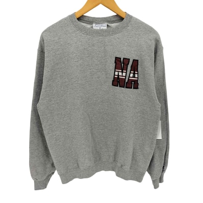 NA ワッペン 刺繍 クルーネック スウェット【1140722311721】