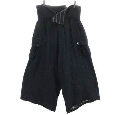 Y's ワイズ 日本製 カーゴパンツ 2 ブラック