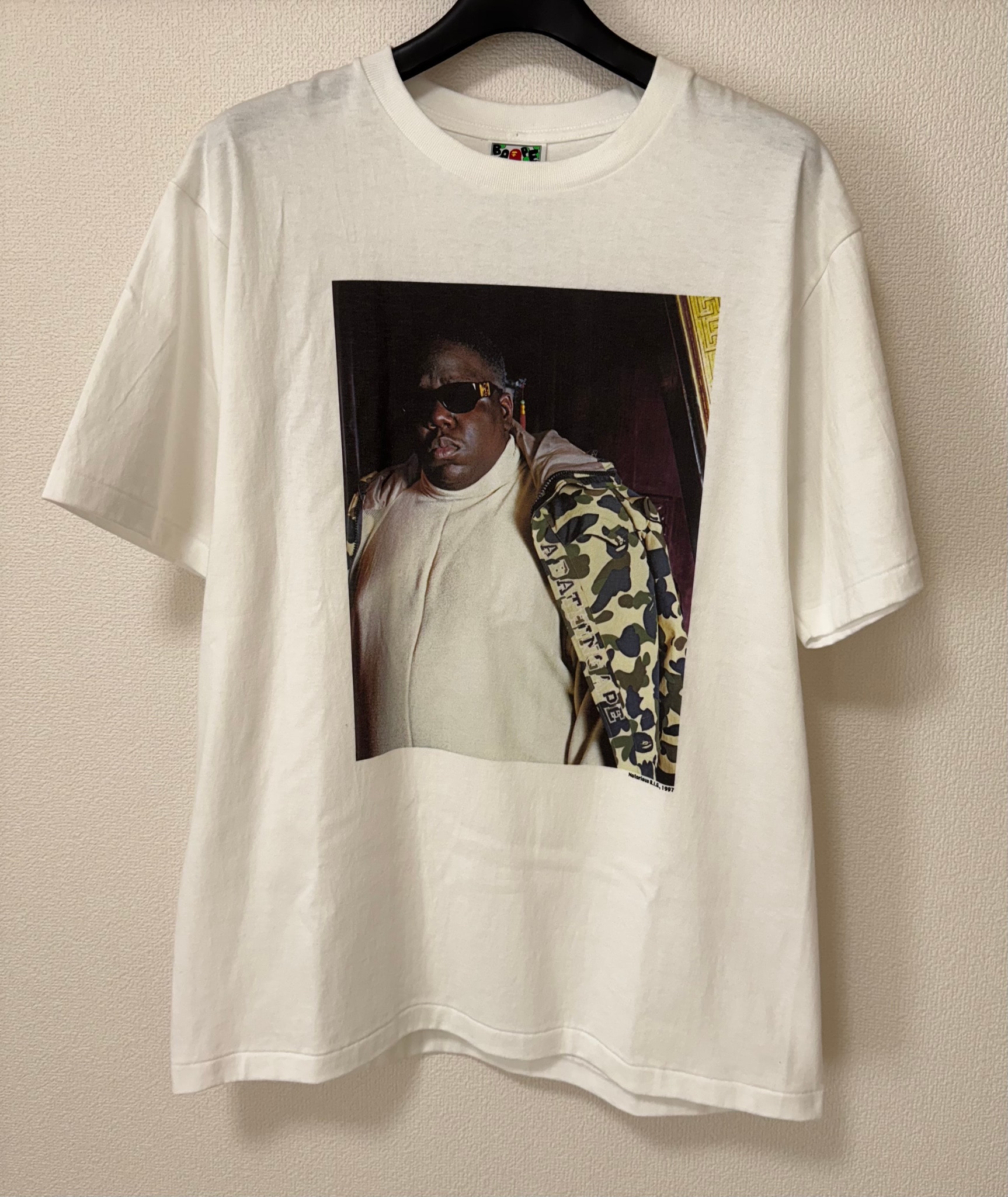 A BATHING APE x Shawn Mortensen Biggie Tee "White"