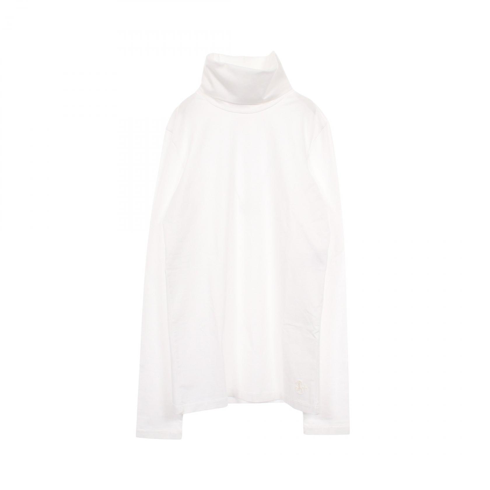ジルサンダープラス JIL SANDER+ タートルネック 長袖 カットソー 衣料品 トップス コットン レディース ホワイト系 【中古】
