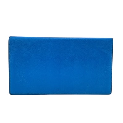 エルメス HERMES 長財布 シチズン ツイル ロング ブルー