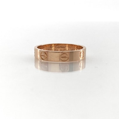 CARTIER(カルティエ) ミニラブ Au750 #52 #11.5号 リング・指輪 3.12g ピンクゴールド