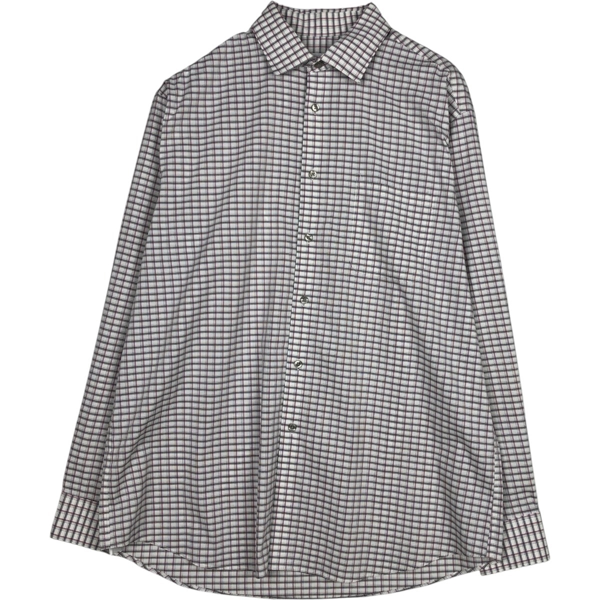 古着 カルバンクライン Calvin klein Regular Fit 長袖 コットンチェックシャツ メンズL相当/eaa662845