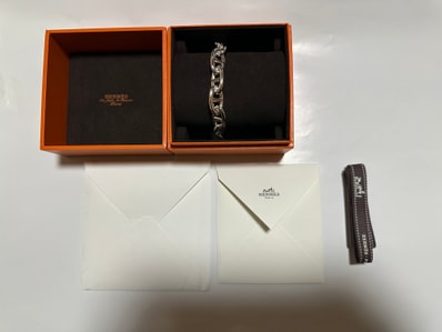 Hermes Chaine D'ancre TGM Bracelet "Silver"