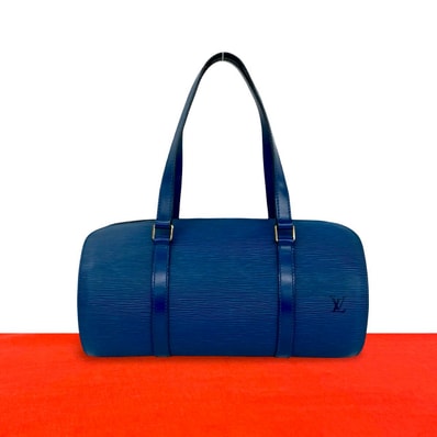 LOUIS VUITTON ルイヴィトン パピヨン エピ レザー ハンドバッグ ブルー
176-9