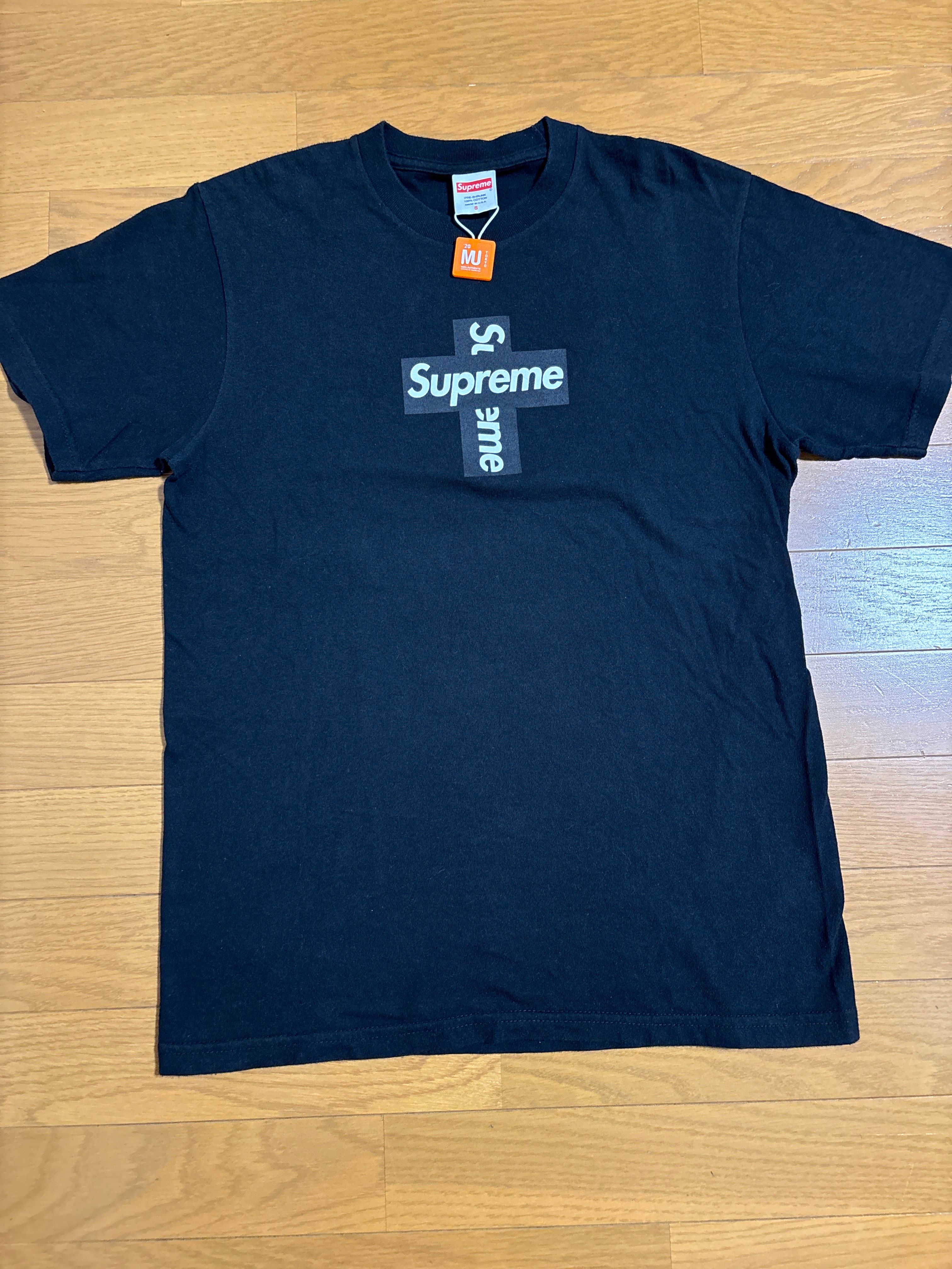 Supreme Cross Box Logo Tee "Black"