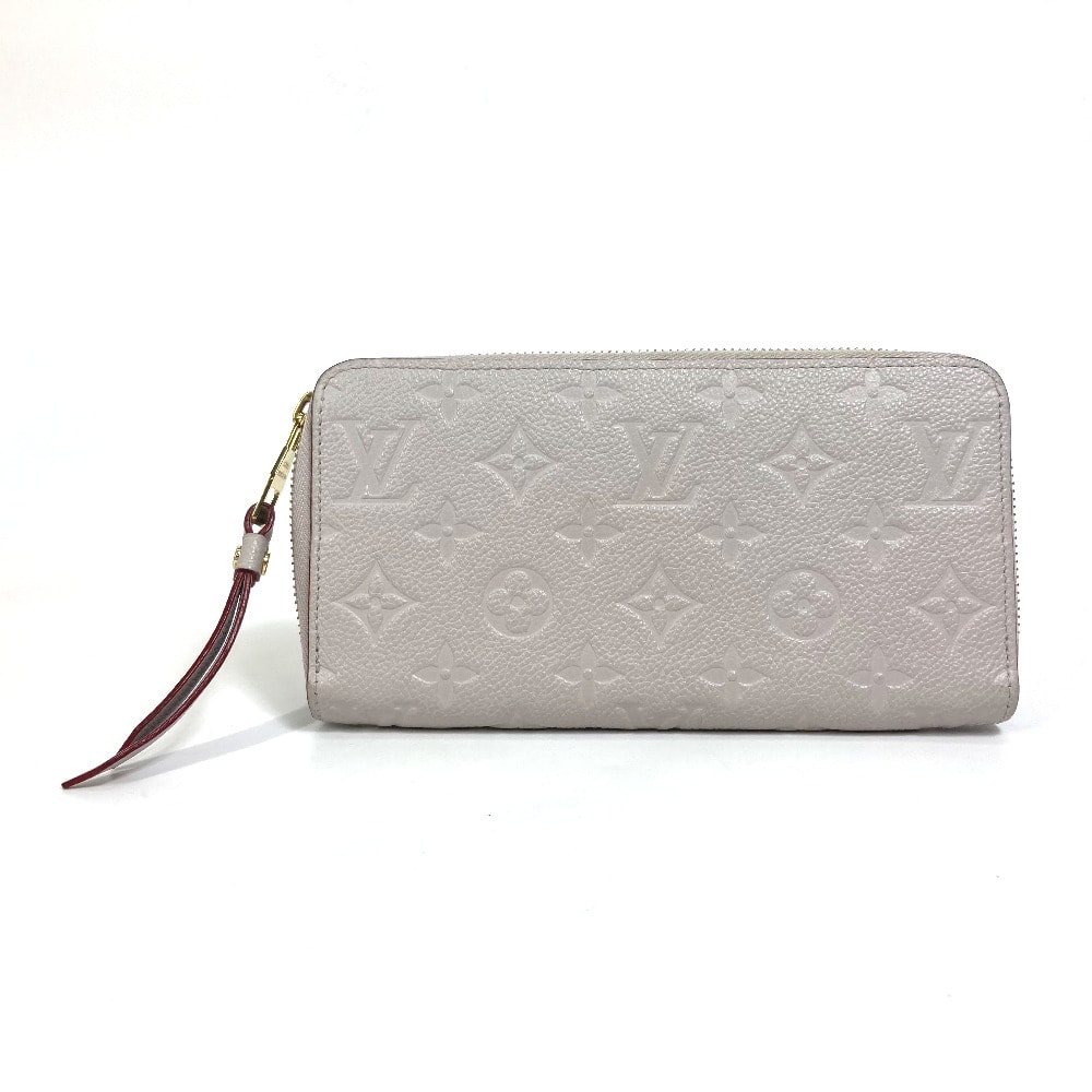 ルイヴィトン LOUIS VUITTON ジッピーウォレット M69142 モノグラムアンプラント 長財布 モノグラムアンプラントレザー ブリューム グレー