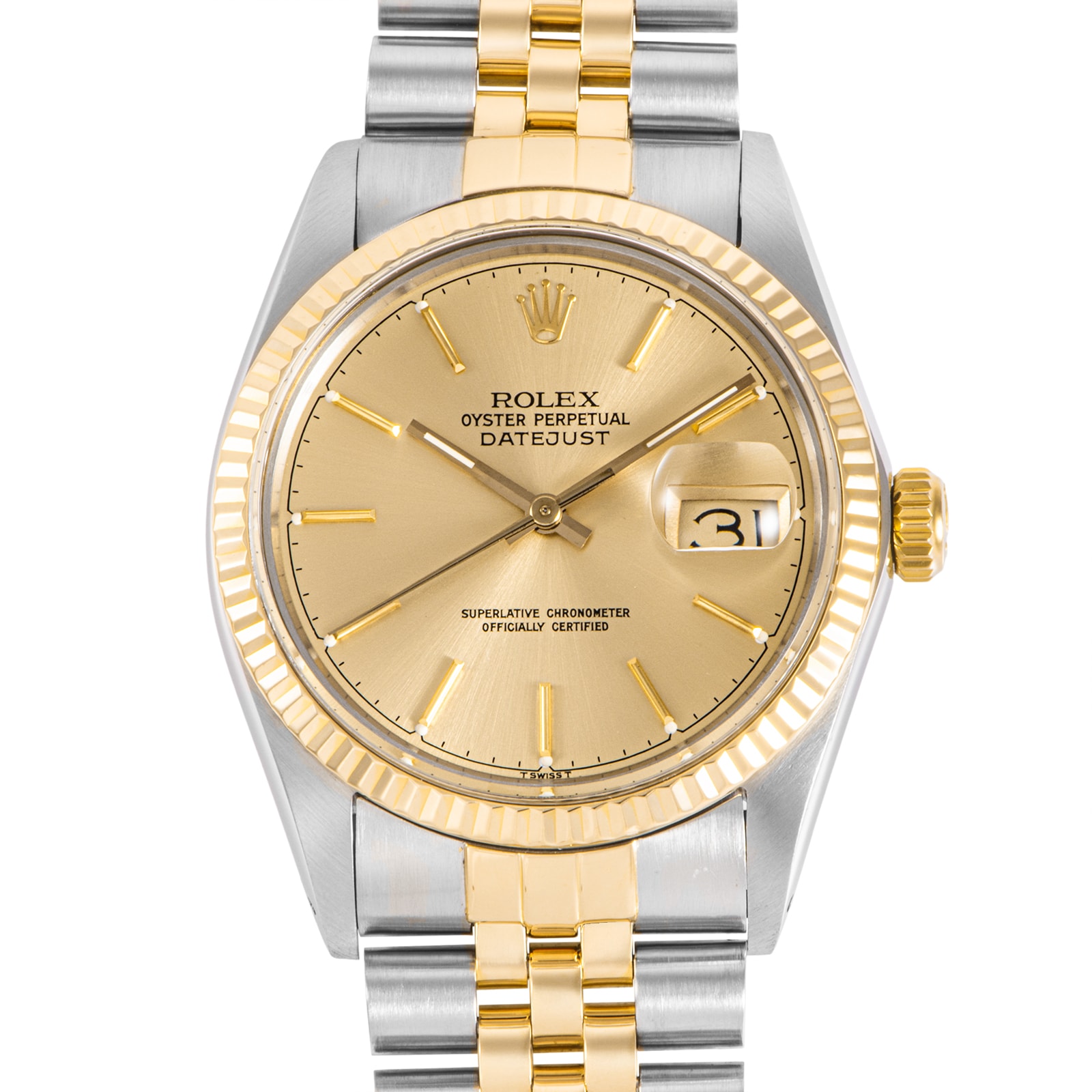 ROLEX ロレックス デイトジャスト 16013 1986年製 Tritium SS/YG【中古】