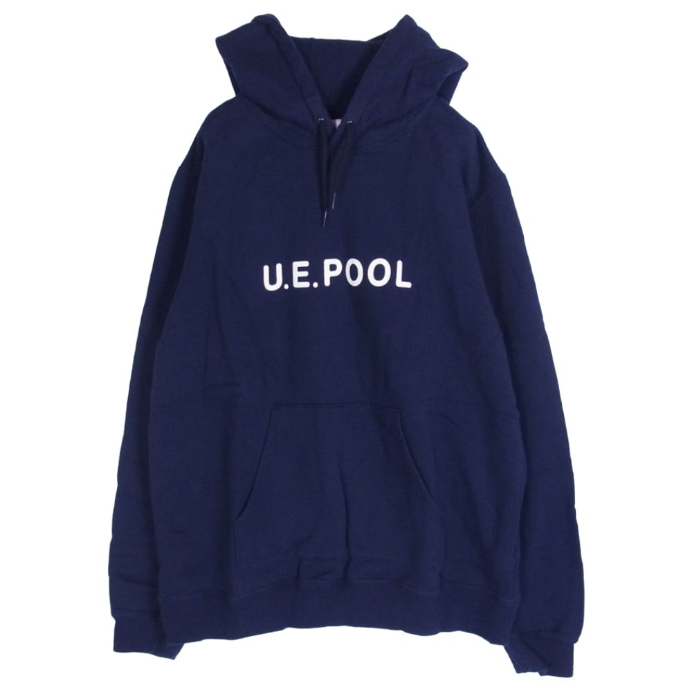 uniform experiment ユニフォームエクスペリメント パーカー UE-145144 x the POOL aoyama プルオーバー パーカー フーディー ネイビー系 2【中古】