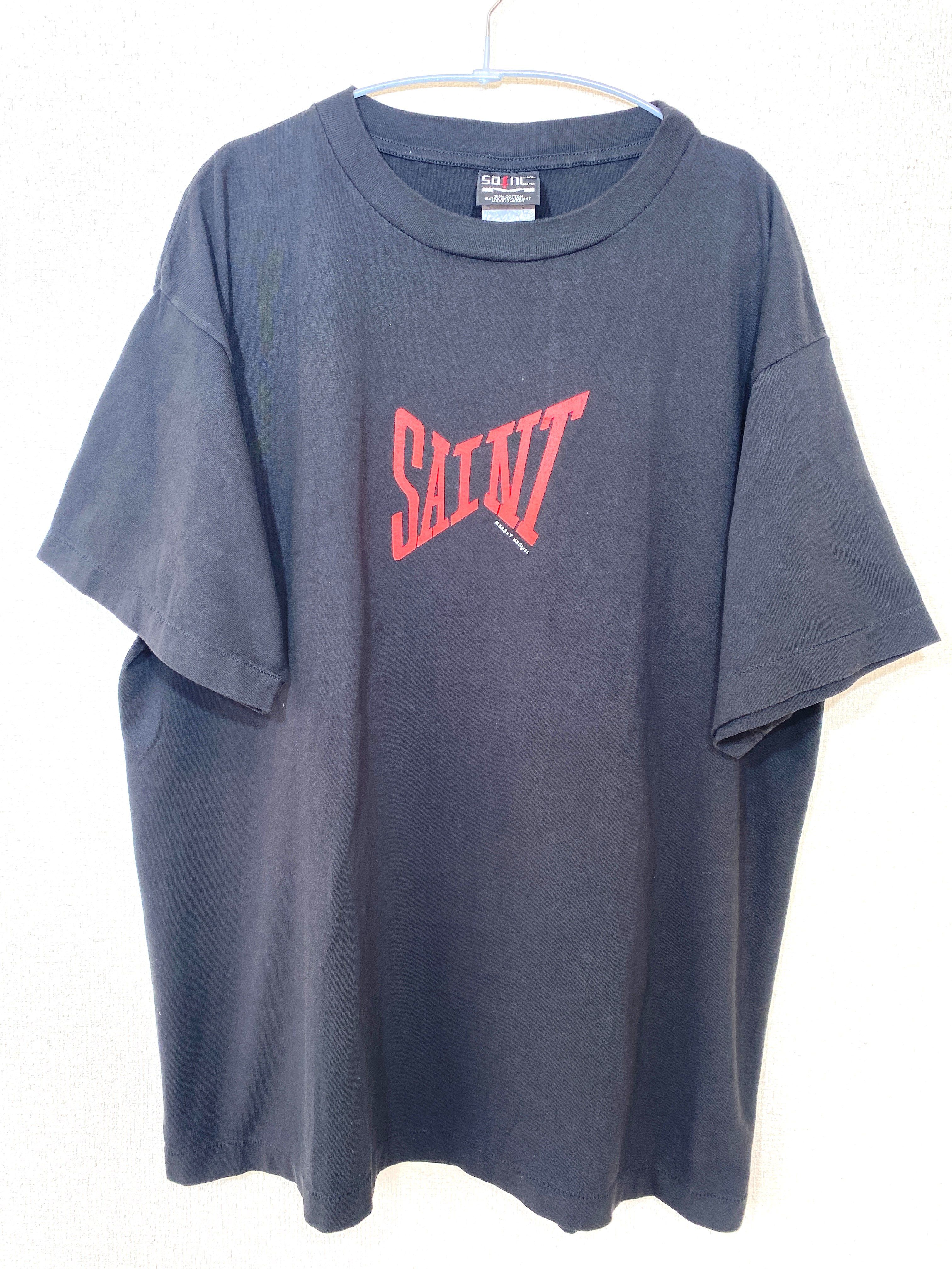 SAINT Mxxxxxx LOGO T-SHIRT "Black"