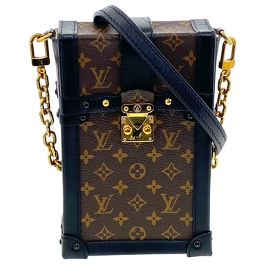 LOUIS VUITTON ルイ・ヴィトン ポシェット トランク ヴェルティカル ショルダーバッグ M63913 ブラウン レディース【中古】