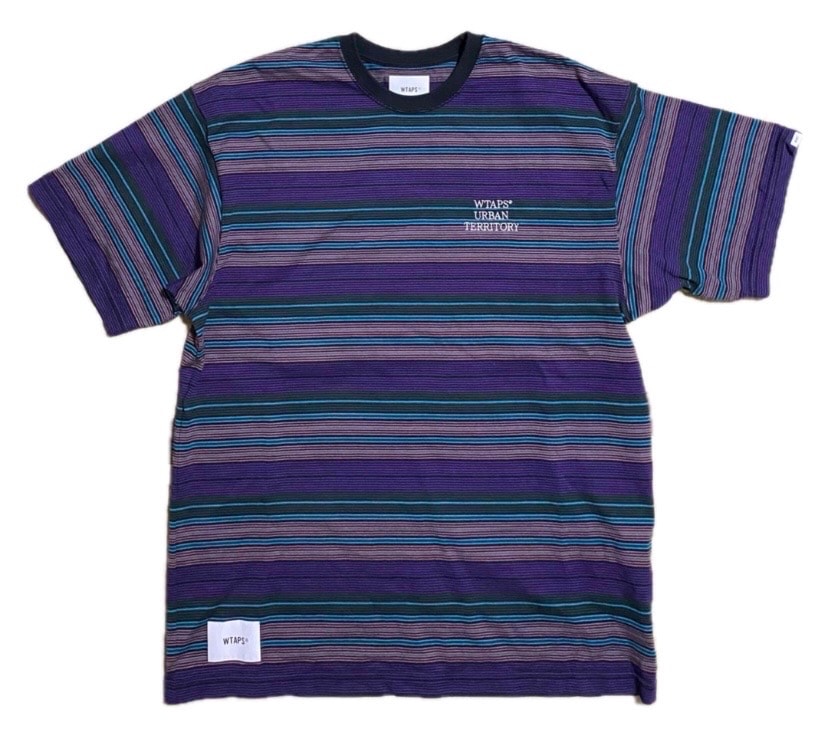wtaps ボーダーtシャツ tee 