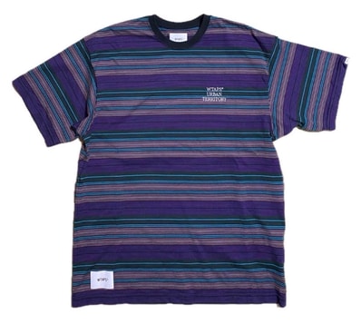 wtaps ボーダーtシャツ tee