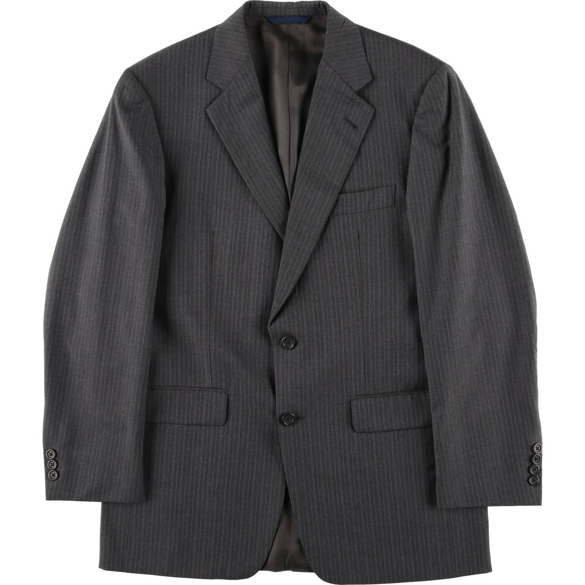 古着 バーバリー Burberry's BURBERRY LONDON ストライプ柄 ウールテーラードジャケット USA製 メンズM相当/evb032431