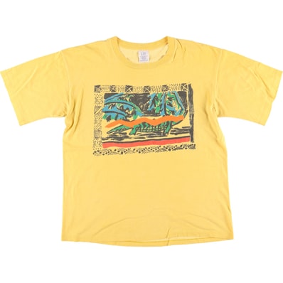 古着 90年代 ギャップ GAP オールドギャップ 半袖 プリントTシャツ USA製 メンズL相当 ヴィンテージ/eaa565798