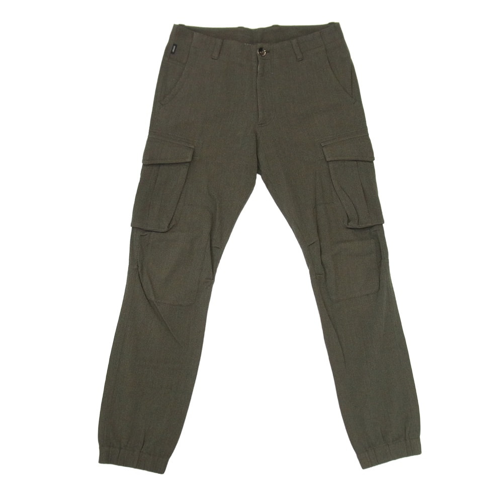 ARMANI COLLEZIONI アルマーニコレッツォーニ パンツ ウール混 カーゴパンツ チャコール系 46【中古】