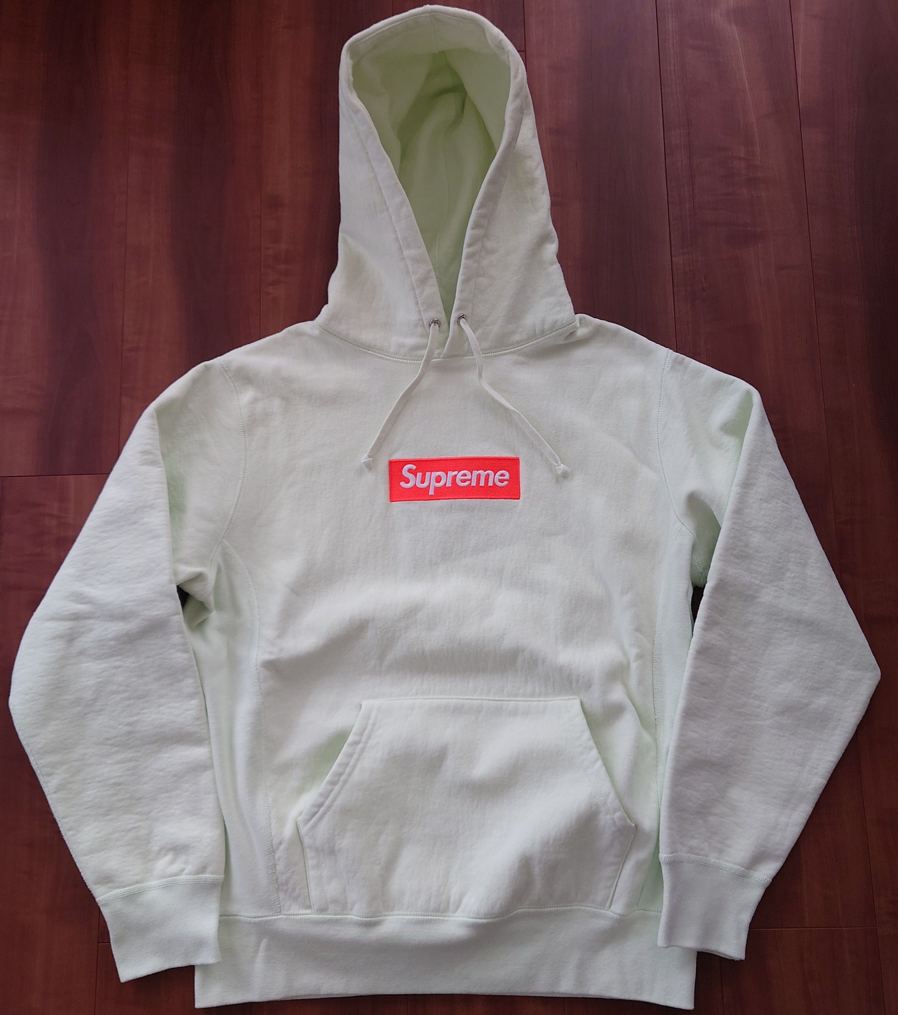 Supreme Box Logo Hooded Sweatshirt "Pale Lime" (17FW)