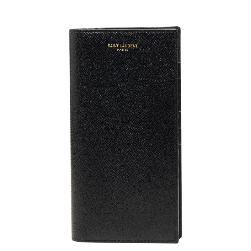 サンローラン コンチネンタルウォレット 長財布 396308 ブラック レザー メンズ SAINT LAURENT 【中古】