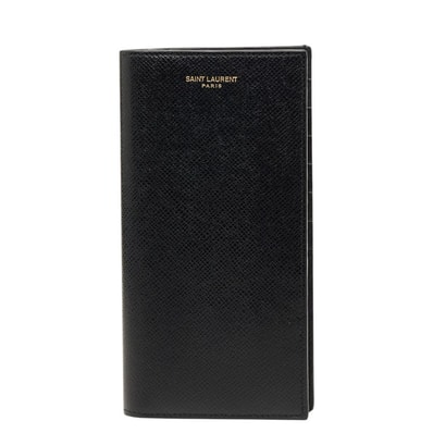 サンローラン コンチネンタルウォレット 長財布 396308 ブラック レザー メンズ SAINT LAURENT 【中古】