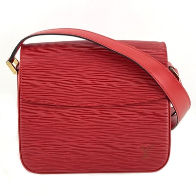 LOUIS VUITTON ルイ・ヴィトン ビュシ エピ ショルダーバッグ M52207 エピレザー レッド レディース【中古】