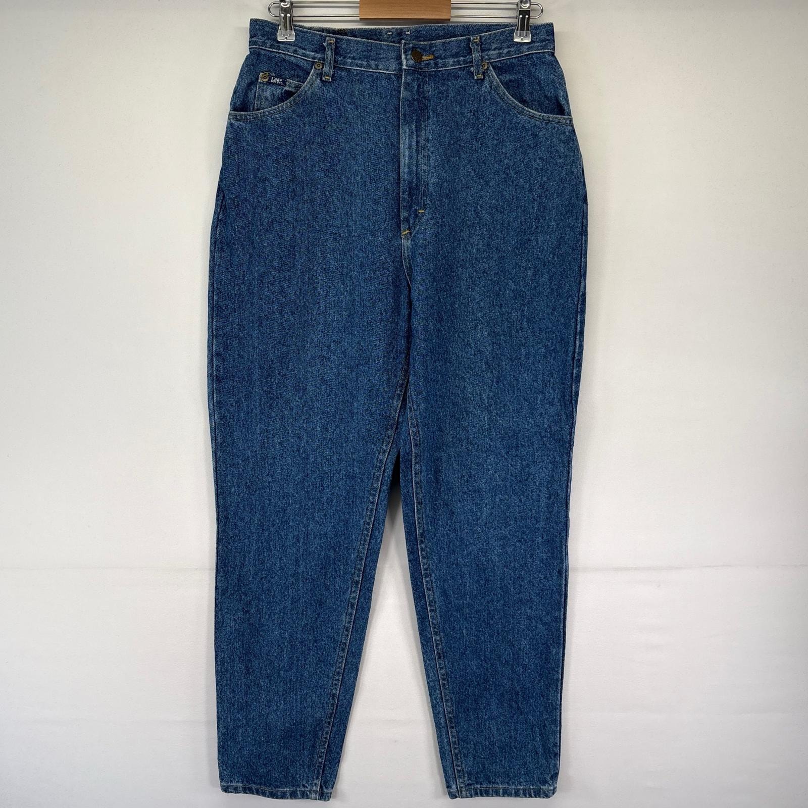 古着 90's/90年代 リー Lee USA製 デニム パンツ テーパード ジーパン 長ズボン M  ブルー系 メンズ