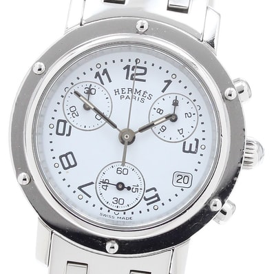 エルメス クリッパークロノ CL1.310 レディース 【中古】
