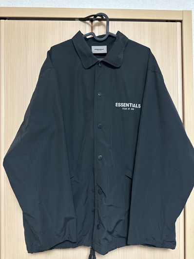 FEAR OF GOD ESSENTIALS Coach Jacket "Black"