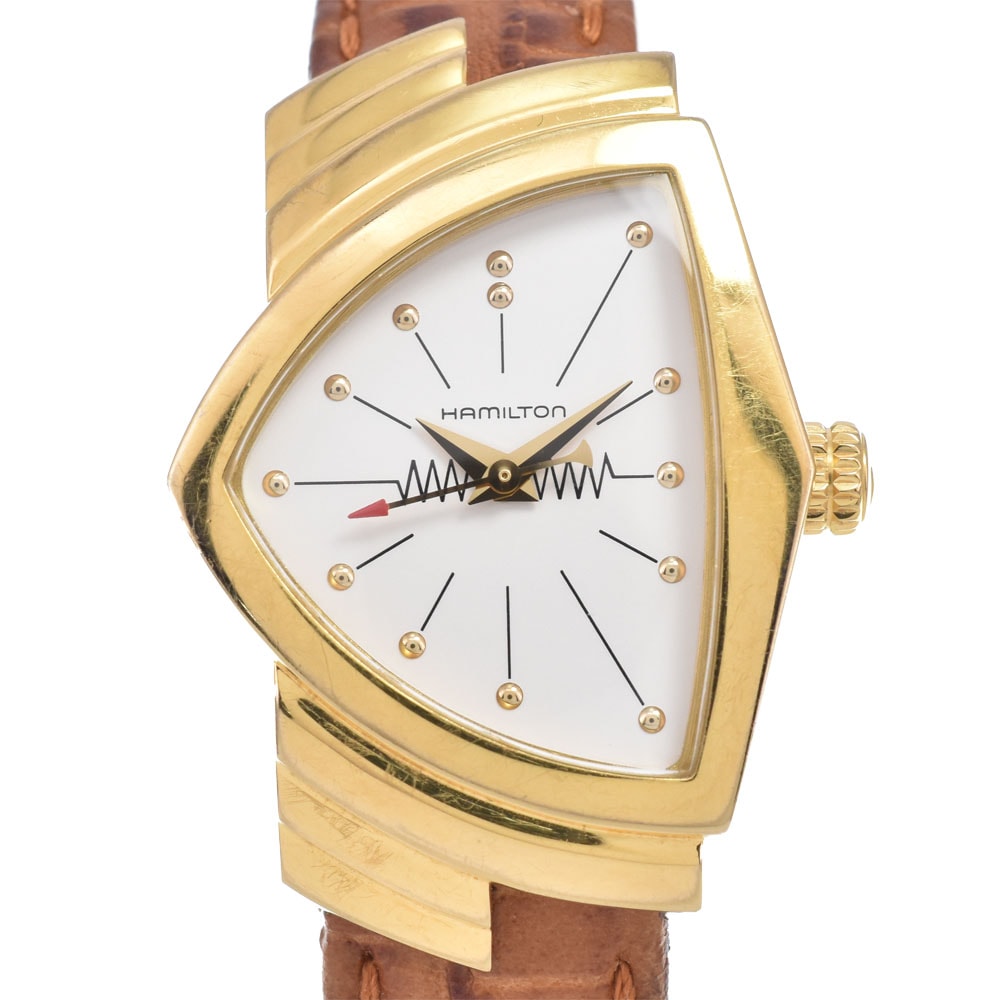 ハミルトン HAMILTON H24411732 ベンチュラ ホワイト クォーツ メンズ 良品 箱・保証書付き 腕時計 H#149999