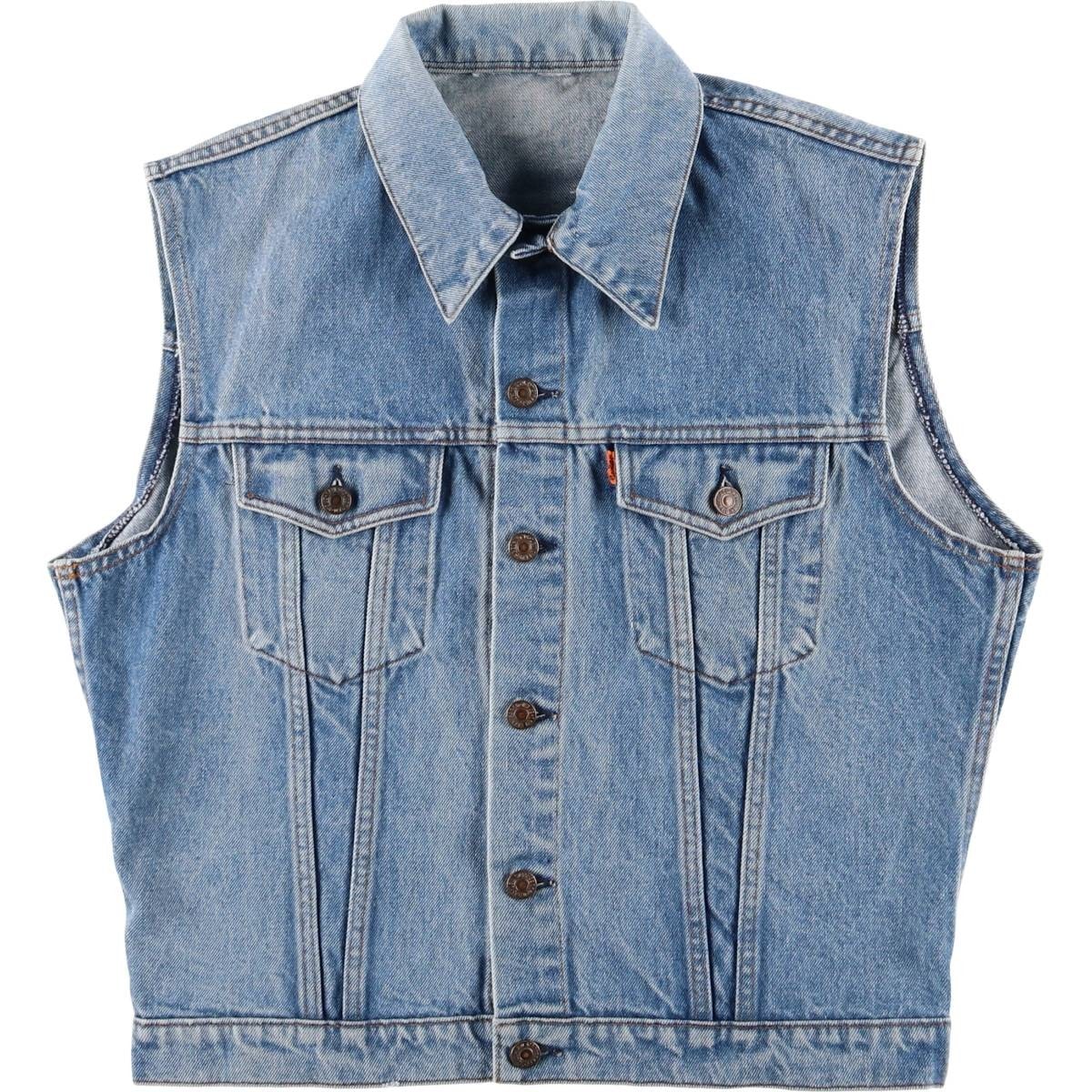 古着 リーバイス Levi's オレンジタブ デニムベスト メンズM相当/eaa584412