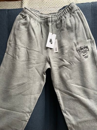 Nike x Stussy International Sweatpants (US Size) "Grey" DC4227-050
