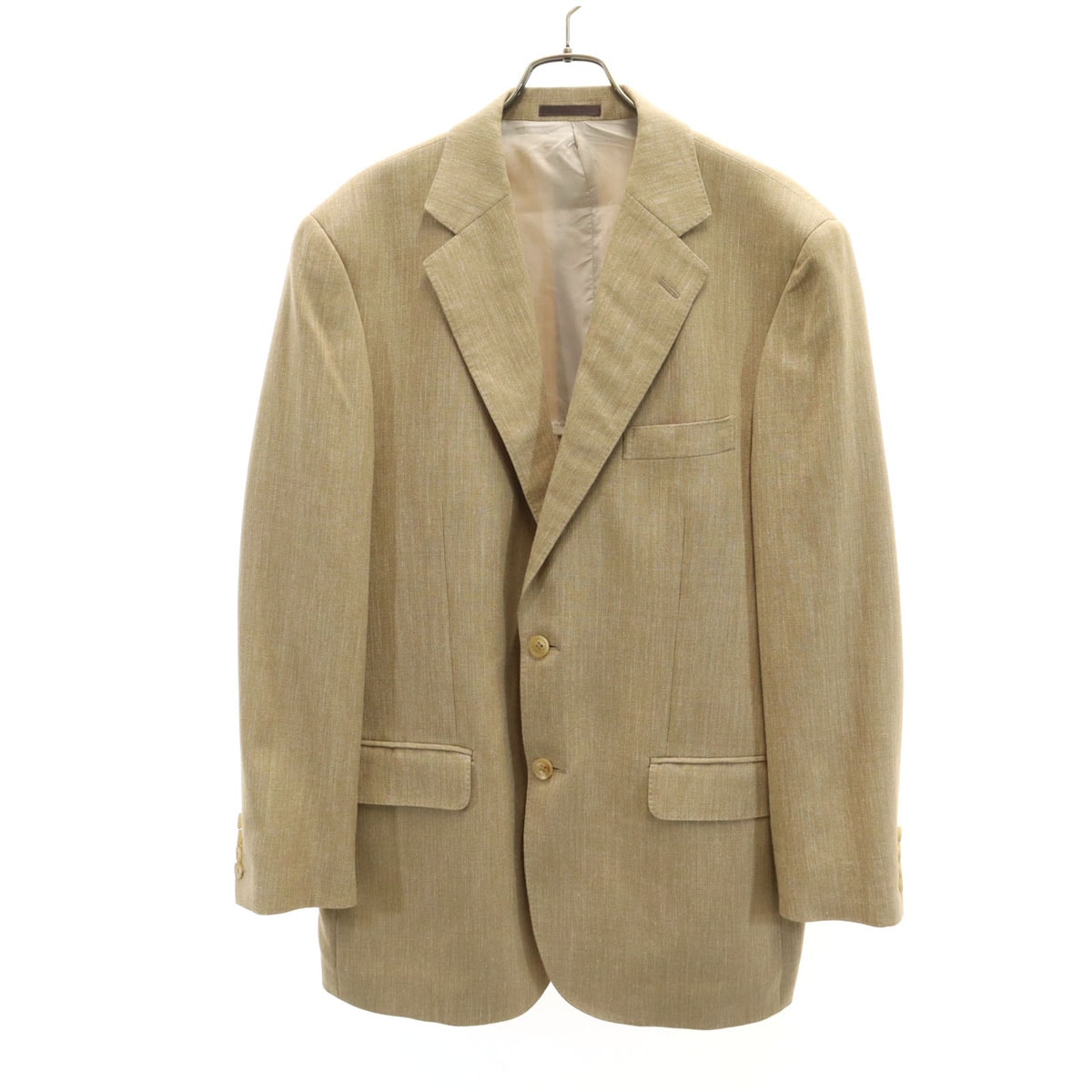 BURBERRY LONDON バーバリーロンドン 日本製 テーラードジャケット AB7 ベージュ 三陽商会