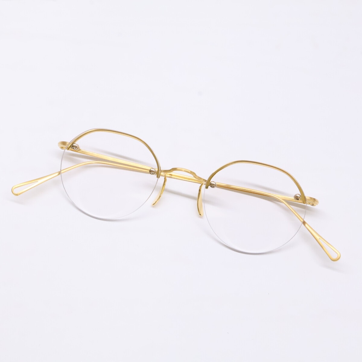 アヤメ 【美品】CP RW シーピーアールダブリュー クラウンパントシェイプ ツーポイント アイウェア 47□21