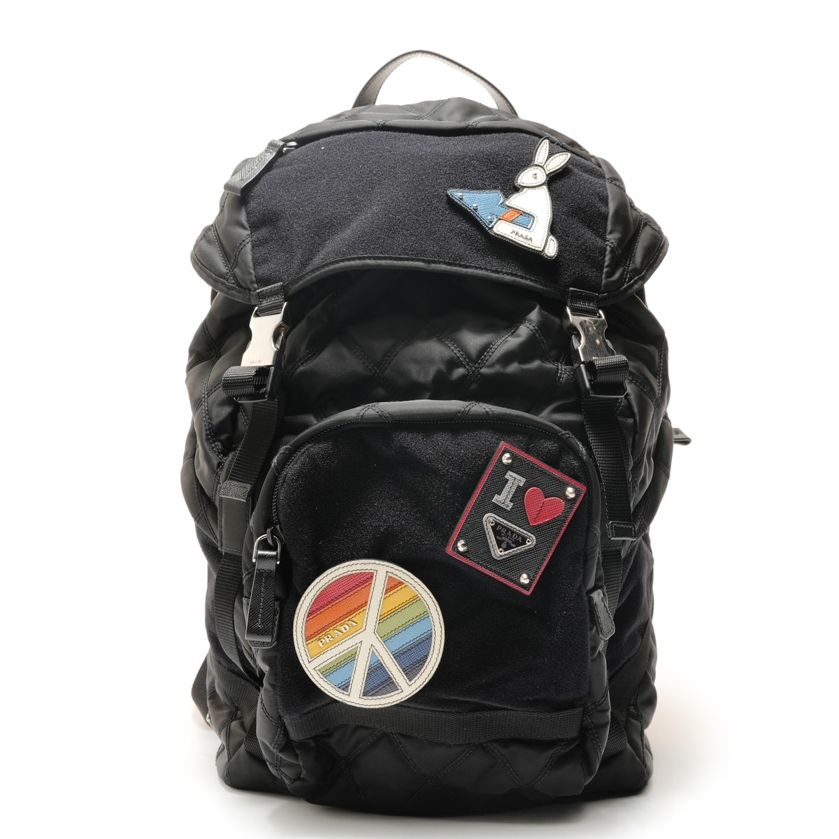 プラダ PRADA ベルクロ ナイロン リュック・デイパック【中古】