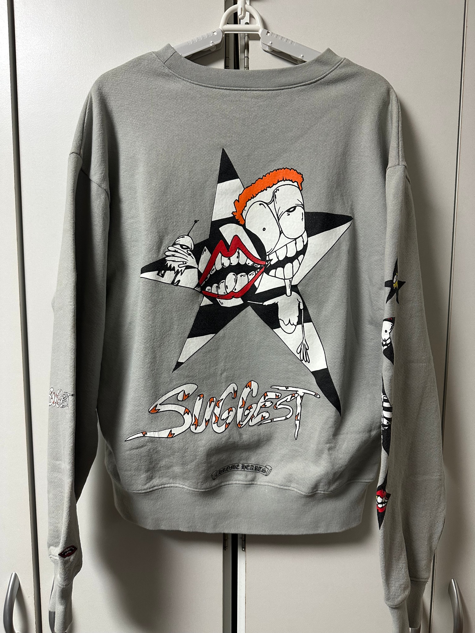 Chrome Hearts Matty Boy Suggest Crew Sweat "Grey"