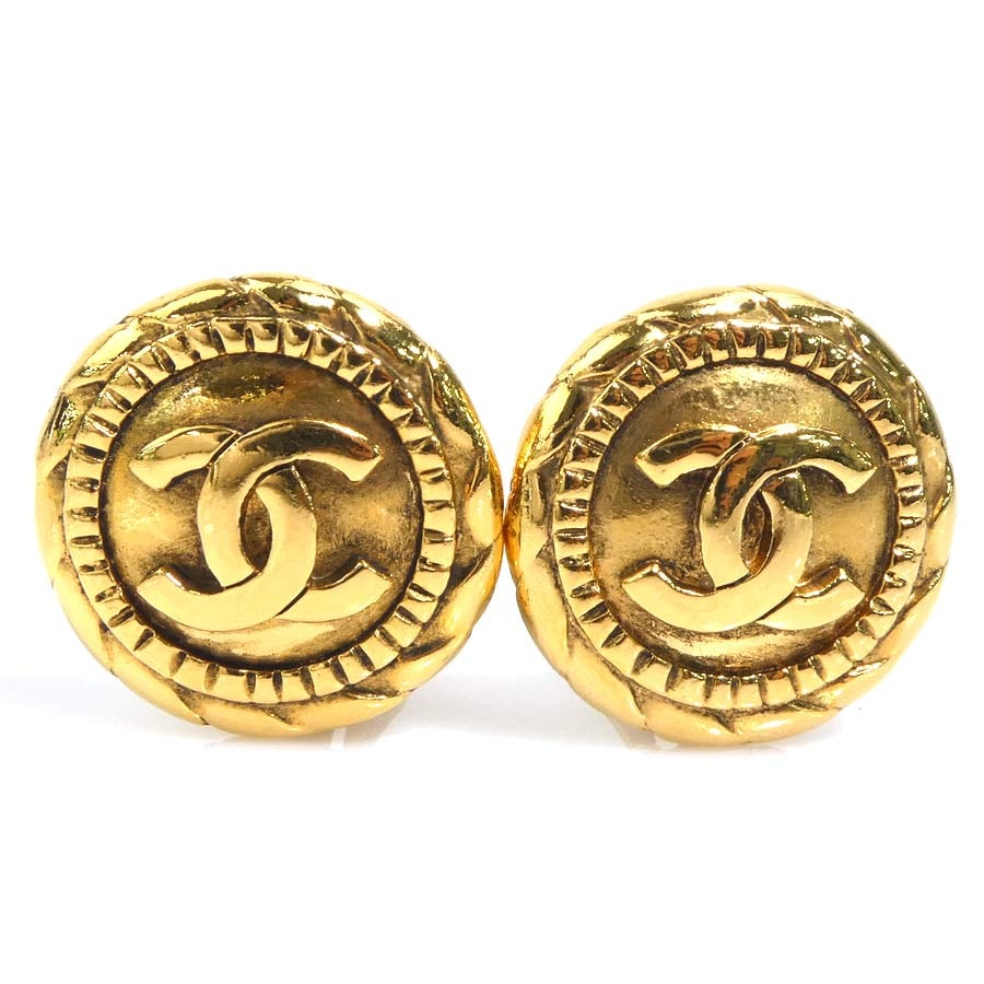 シャネル CHANEL イヤリング ココマーク メタル ゴールド レディース【中古】 e62055k