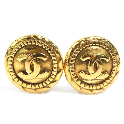 シャネル CHANEL イヤリング ココマーク メタル ゴールド レディース【中古】 e62055k
