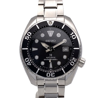 SEIKO セイコー プロスペックス ダイバースキューバ 腕時計 SBDC083 ステンレススチール シルバー ブラック メンズ【中古】