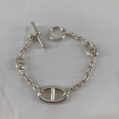 Hermes Chaine D'ancre Farandole Bracelet "Silver"