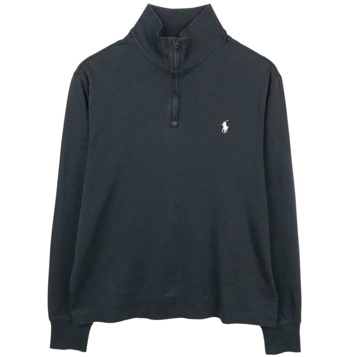 古着 ラルフローレン Ralph Lauren POLO RALPH LAUREN ハイネック ハーフジップ ロングTシャツ ロンT メンズM相当/eaa661985