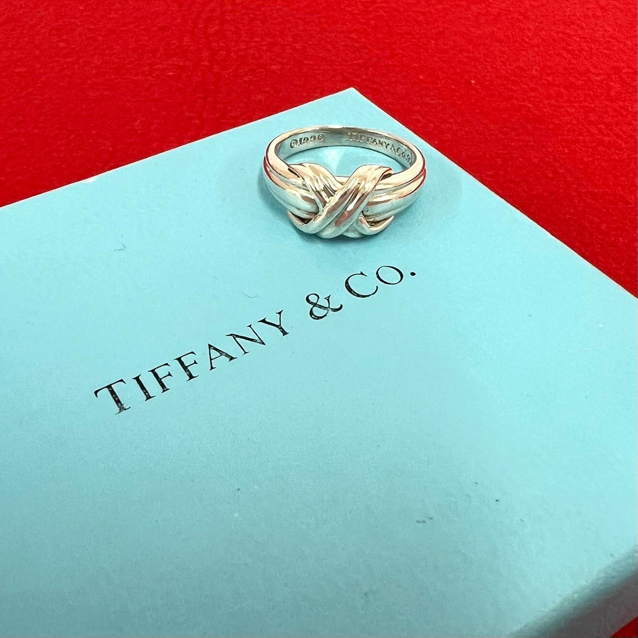 TIFFANY&Co. ティファニー シグネチャー リング シルバー925 リング・指輪 13号 シルバー
34814