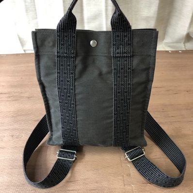 HERMES Her Line Ado Backpack "Gray"