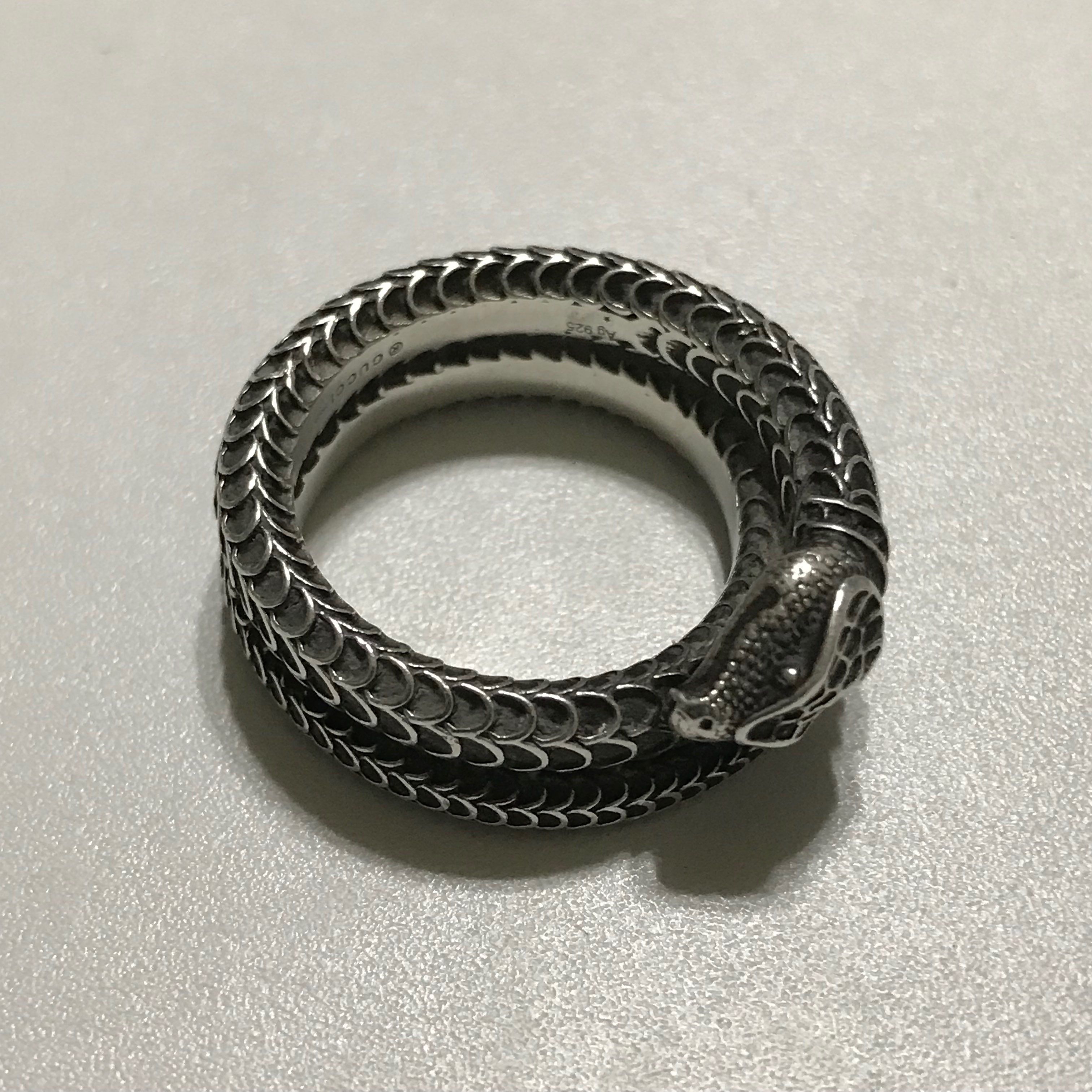 GUCCI Gucci Garden Silver Snake Ring