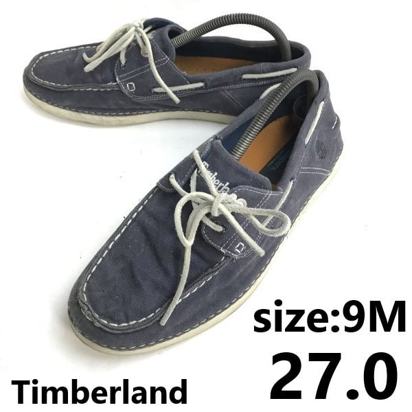 Timberland/ティンバーランド★デッキシューズ【size:9M/27.0/navy/ネイビー】ローファー/スリッポン/sneakers/Shoes/trainers◆sD-81